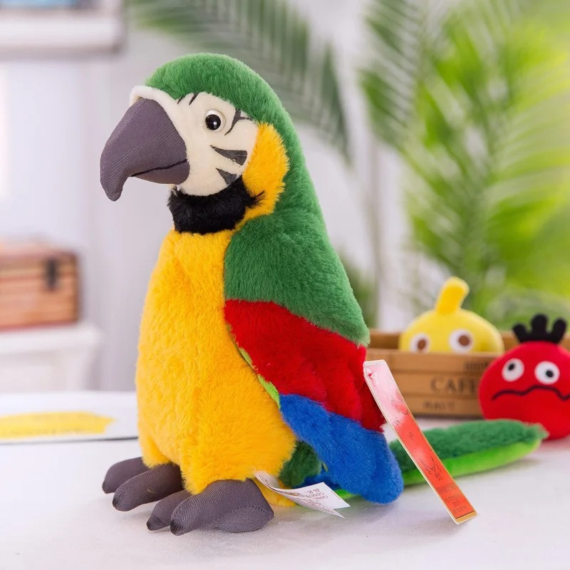 Interactive Parrot Toy Mimics Voices and Boosts Early Speech Skills