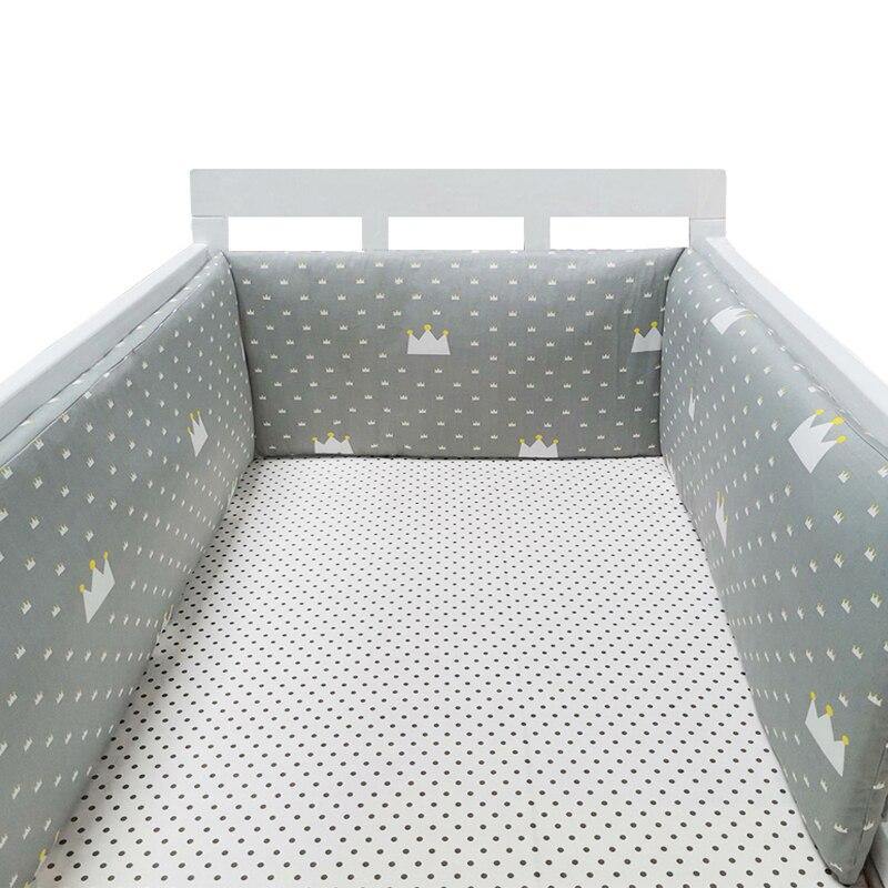 Breathable Baby Crib Padded Bumper – Mesh Cot Liner for Standard Cribs