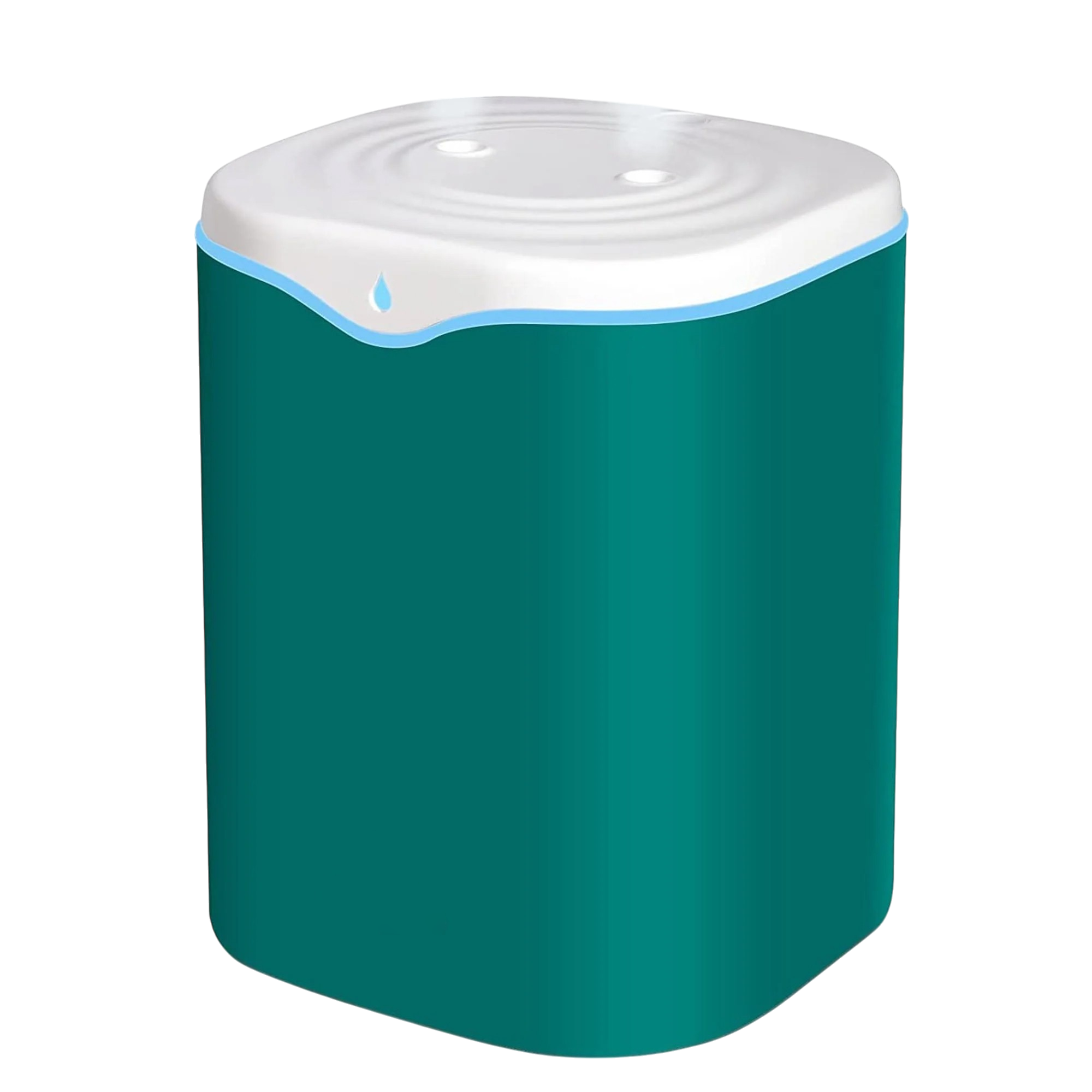 Cold Mist Humidifier 2L, USB Air Purifier for Bedroom, Green & White