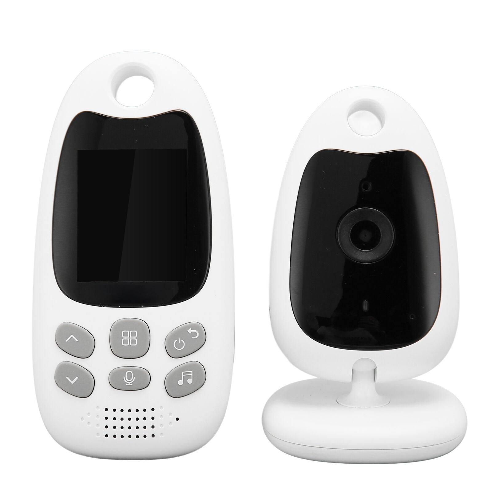 Rechargeable Video Baby Monitor 480p Two-Way Talk 2-inch Screen
