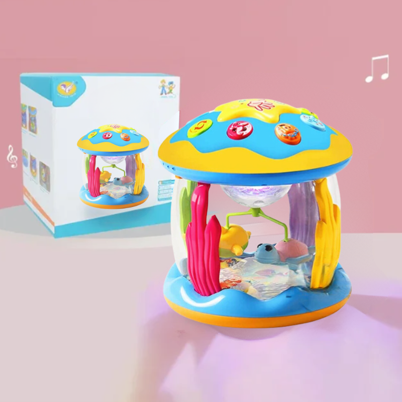 Musical Ferris Wheel Toy with Lights, Spins to Music for 0-3 Year Olds