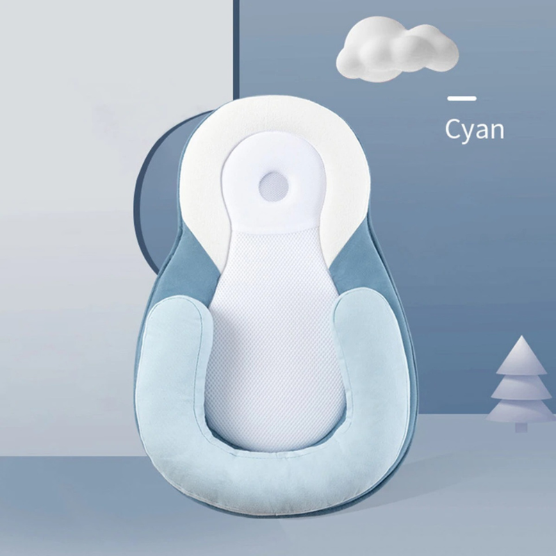Ergonomic Baby Lounger With Flat Base For Awake-Time Support