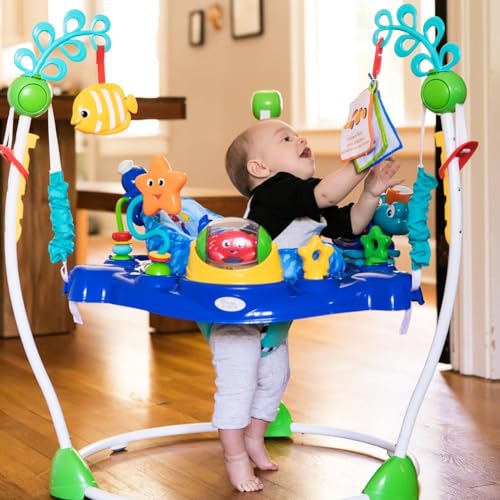 Neptune Ocean Jumper with 360° Swivel, 4 Heights, Removable Toys