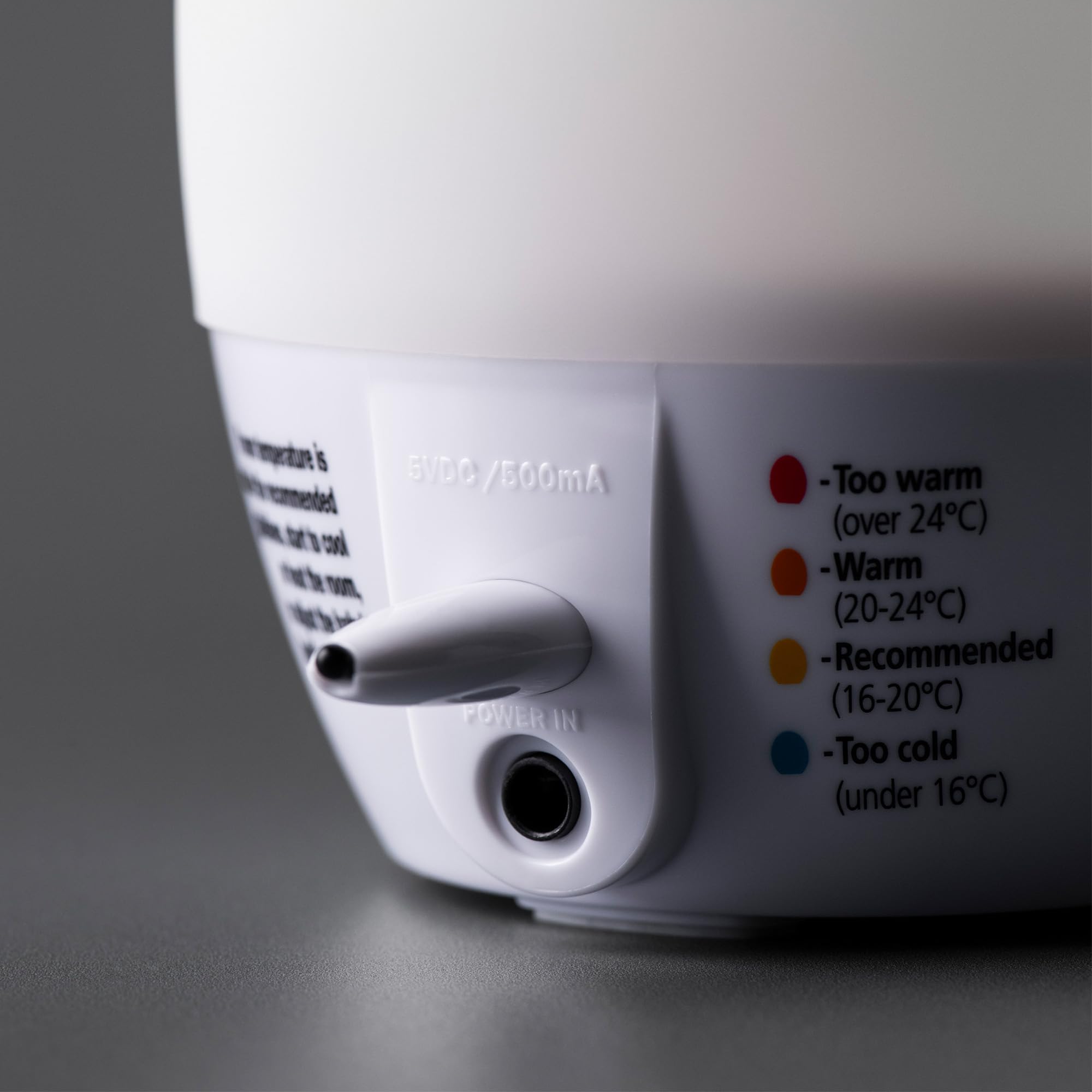 Multifunctional Silicone Night Light with Thermometer & USB Power