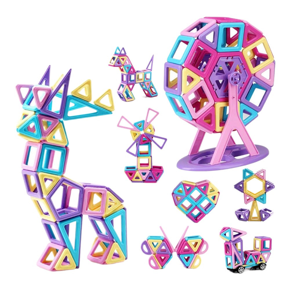 48pcs Magnetic Building Blocks Toy for Kids Educational Playset