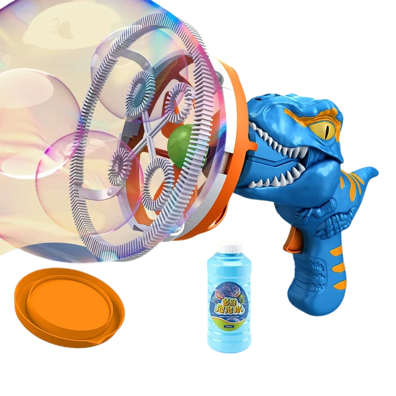 Dinosaur Bubble Blaster for Kids, 1000 Bubbles per Minute Lightweight