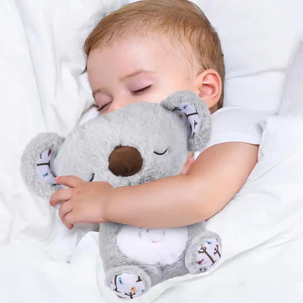 Breathing Koala Cuddly Plush, Soothing Stuffed Animal for Babies