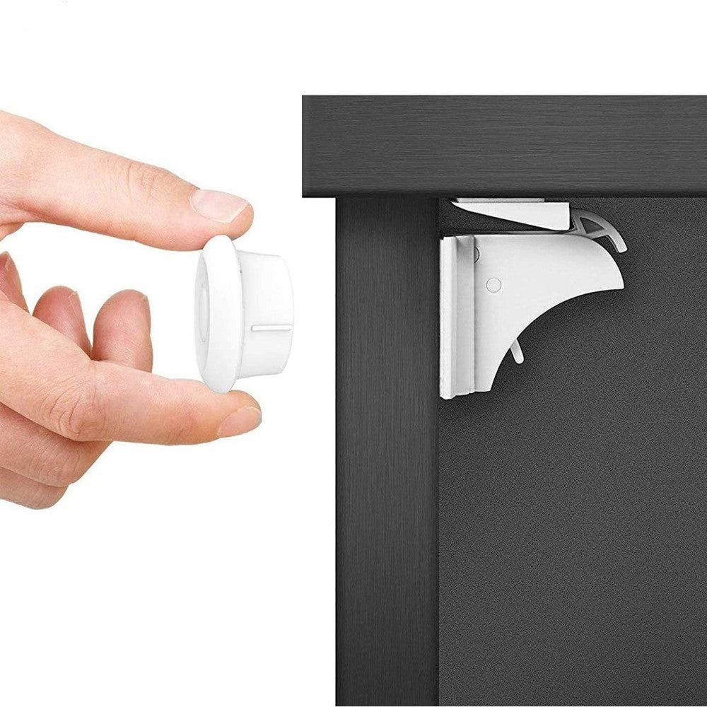 Magnetic Child Locks for Cabinets 10 or 20 Locks with Multiple Keys