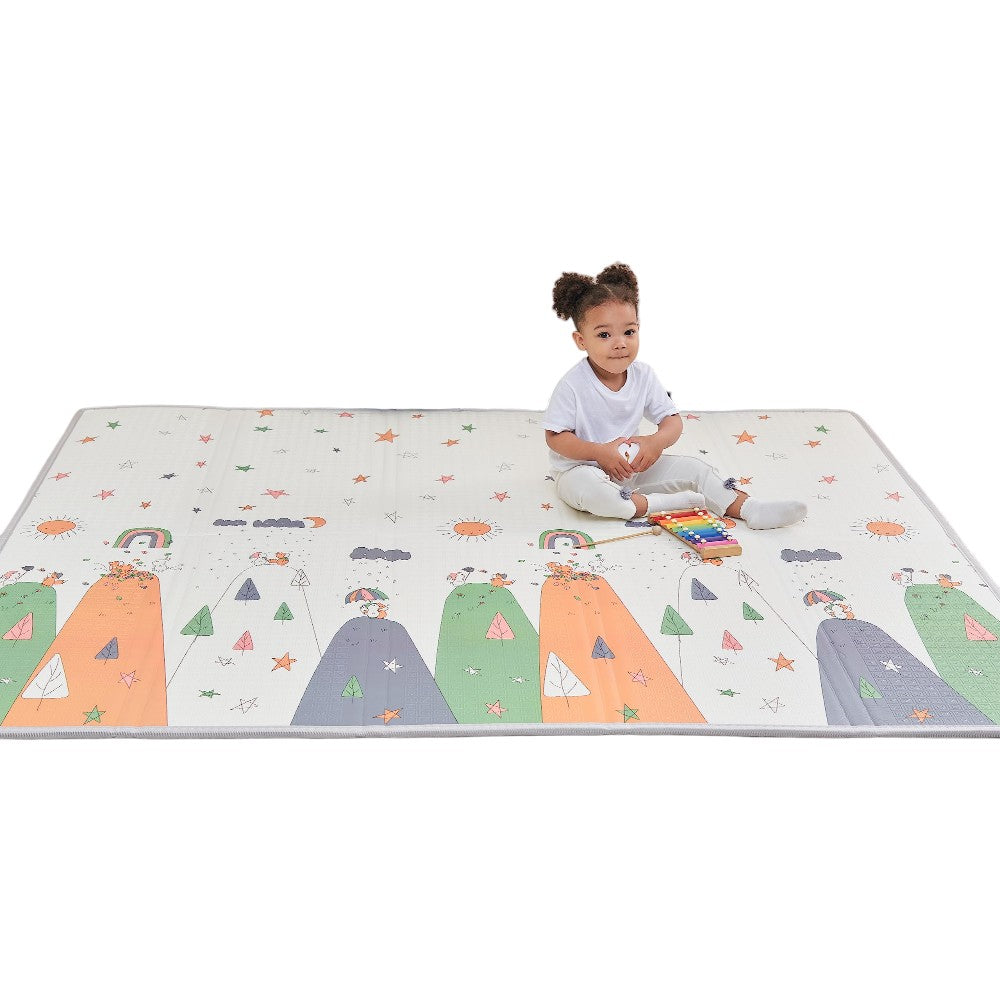 Foldable Thick Baby Play Mat Sensory Foam Floor Mat for Kids 59x71in