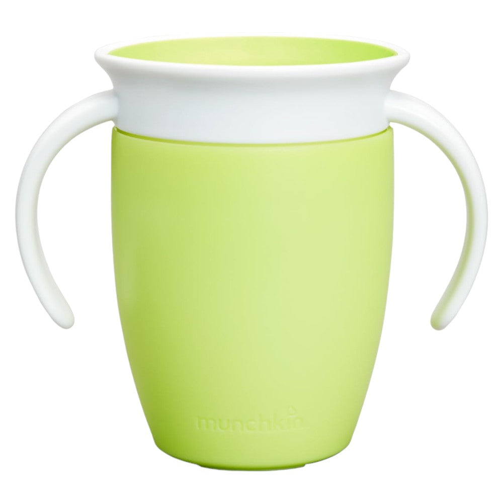 360° Baby Drinking Cup Spill-Proof, Double Handle, BPA-Free, 7oz