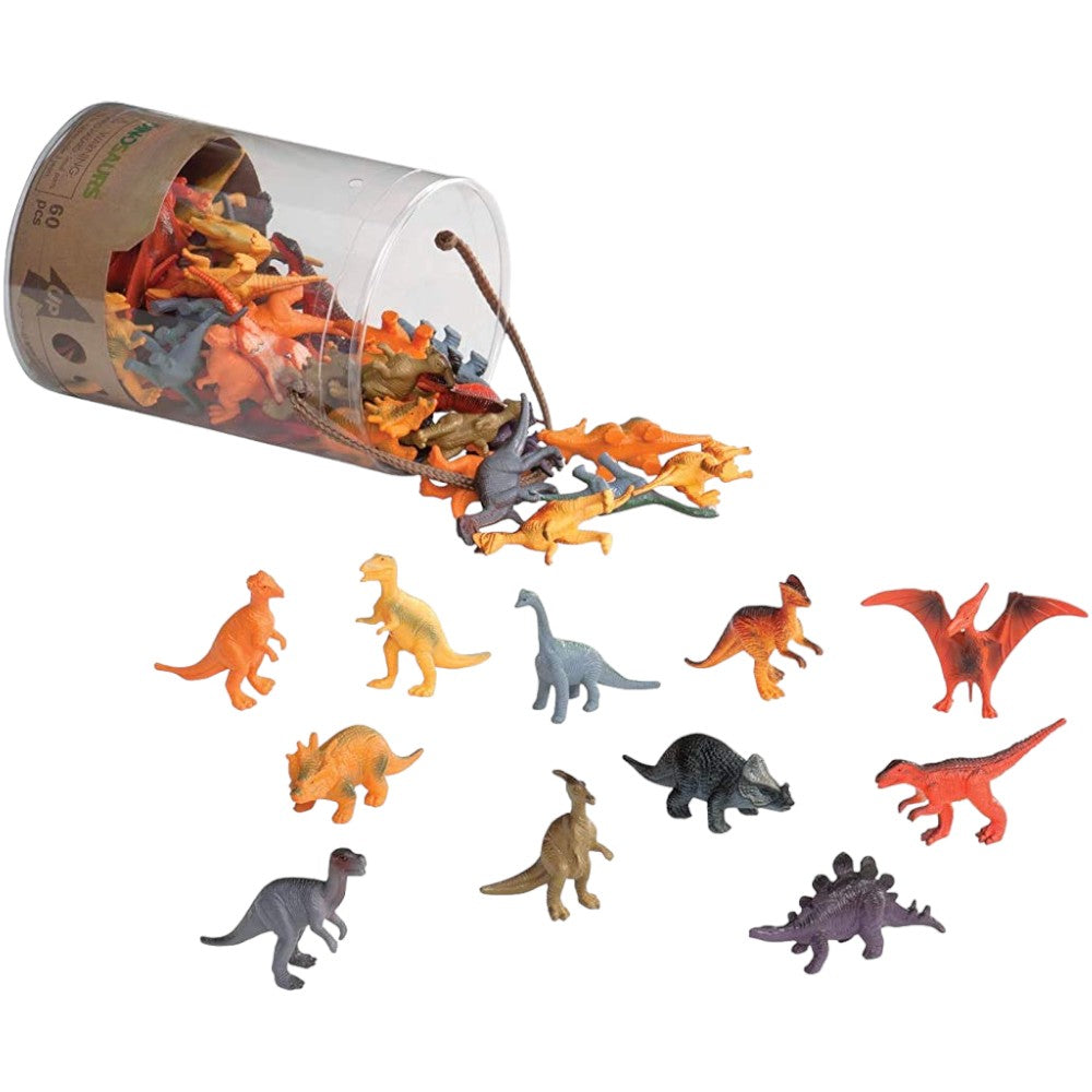 Dinosaur Figurines - Explore Prehistoric Worlds in Miniature Set of 60