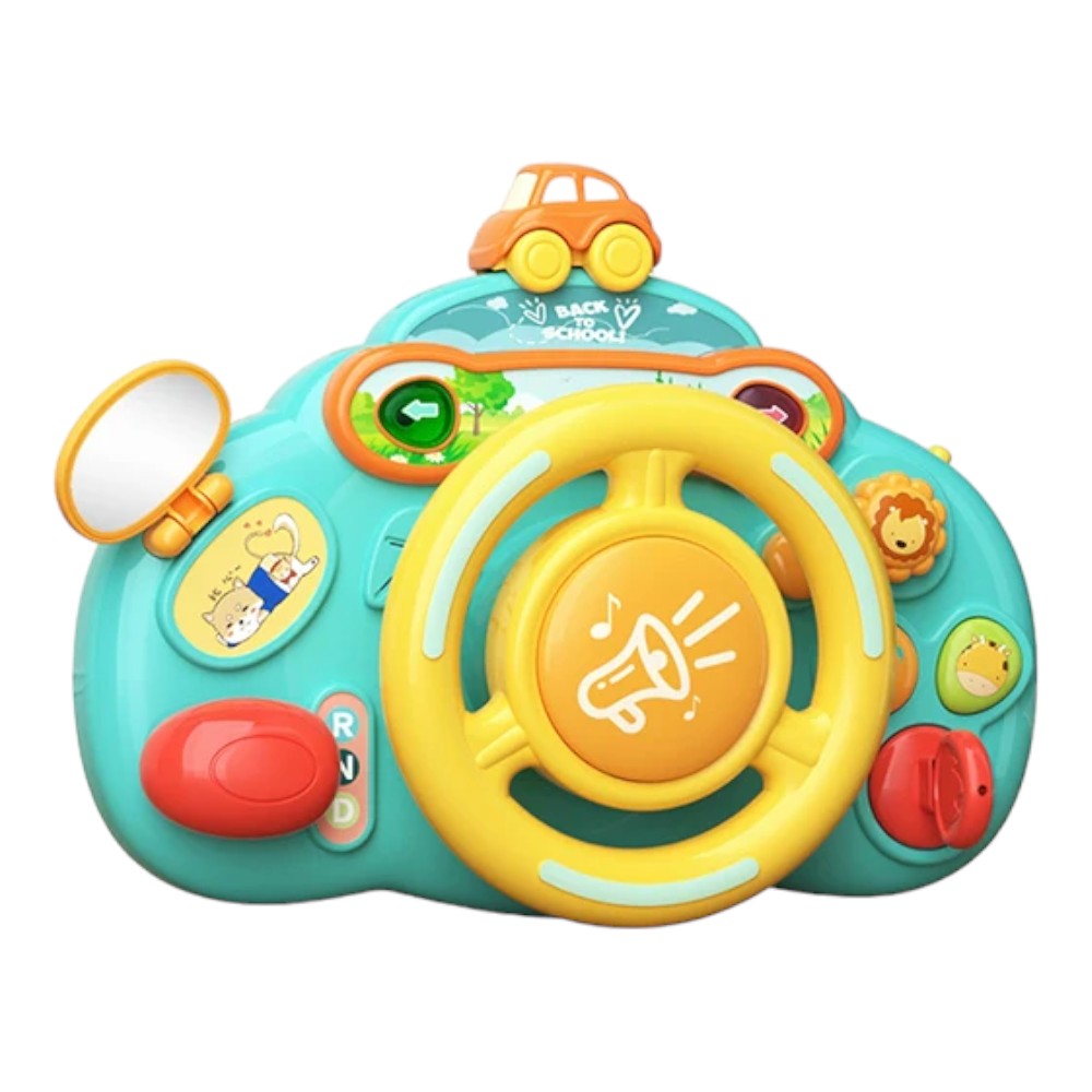 Interactive Toddler Steering Toy with Lights & Sounds