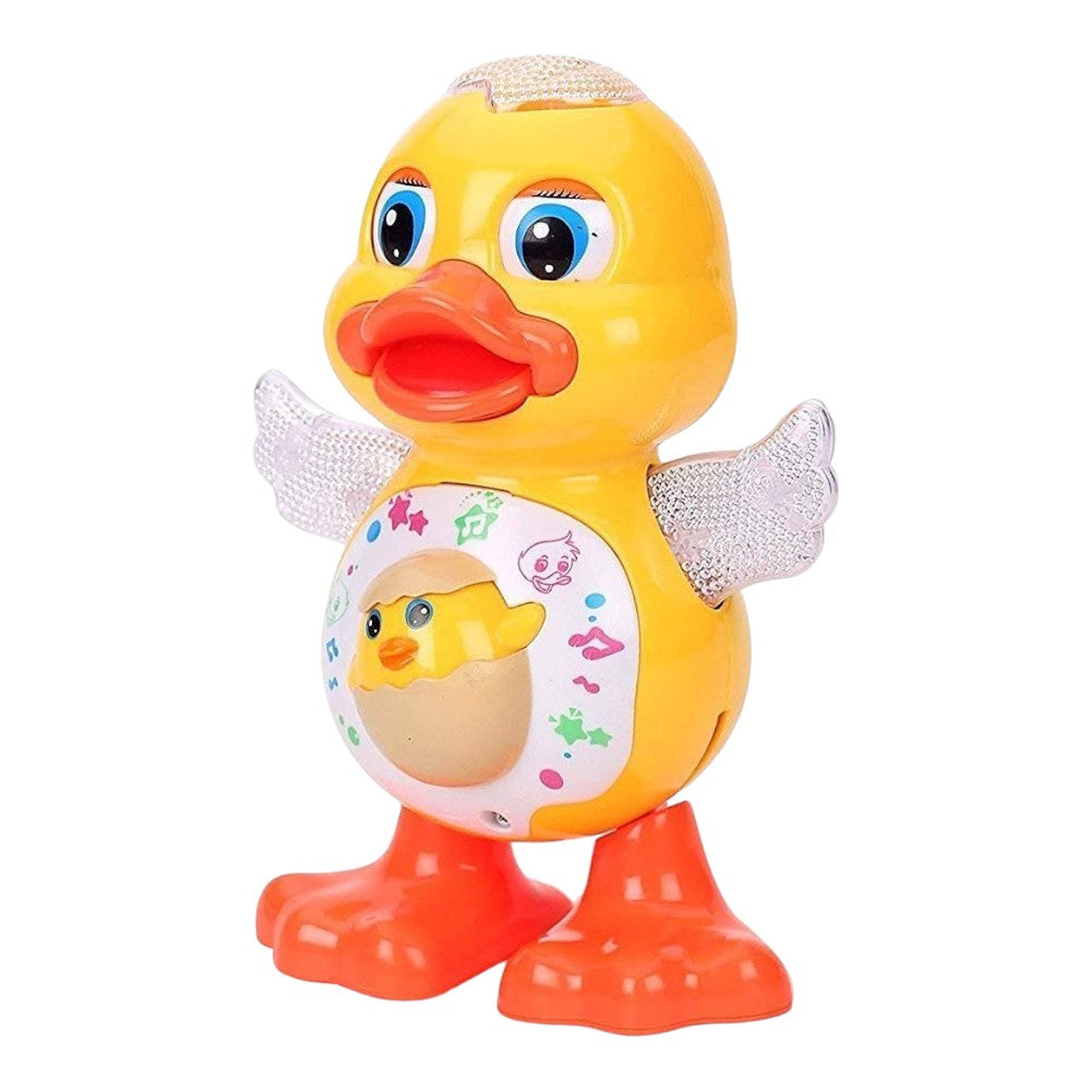 Dancing Duck Toy with LED Lights and Interactive Music