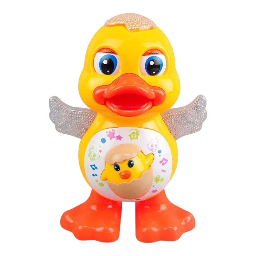 Dancing Duck Toy with LED Lights and Interactive Music