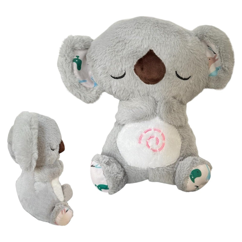 Breathing Koala Cuddly Plush, Soothing Stuffed Animal for Babies