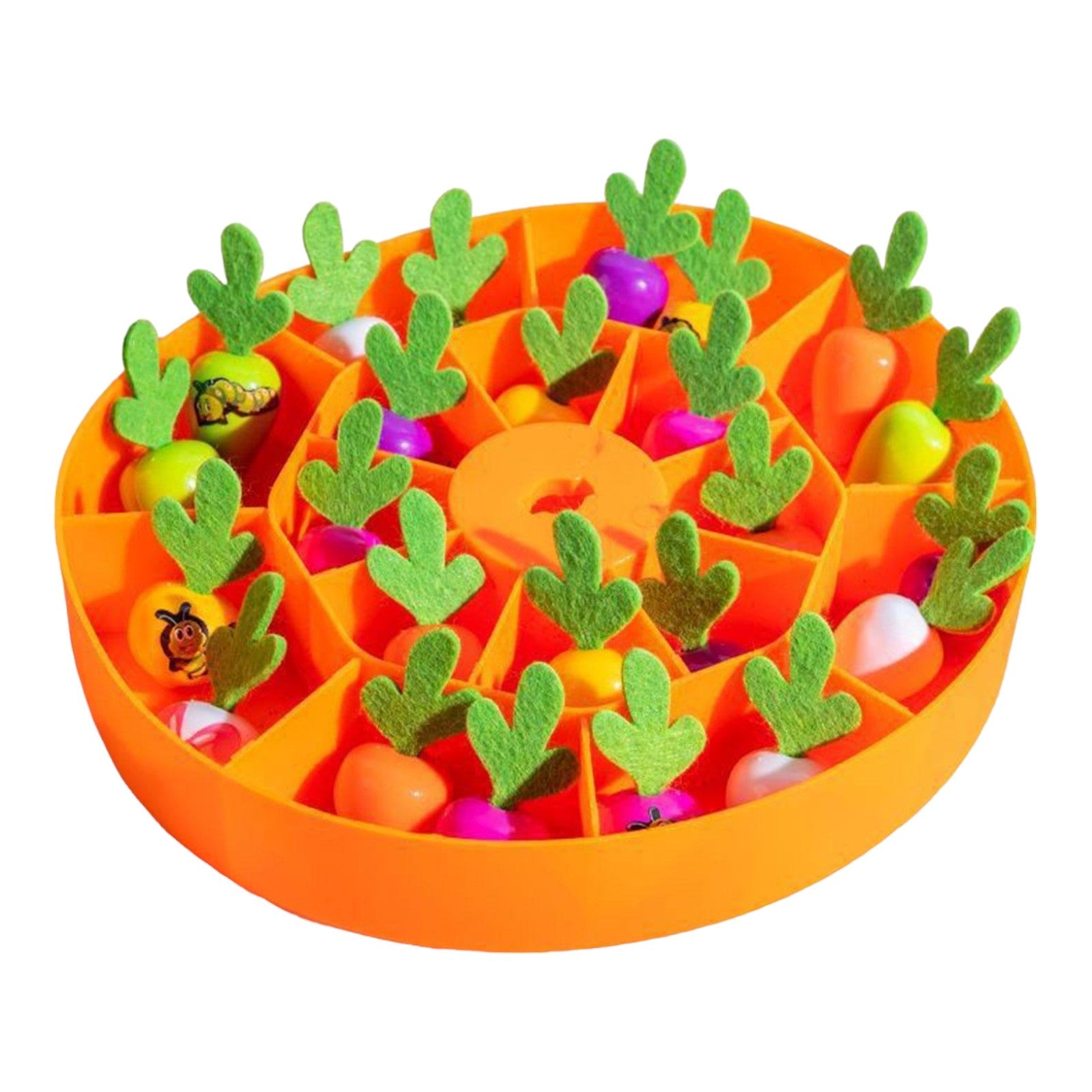 Carrot Harvest Memory Game with Colorful Vegetables