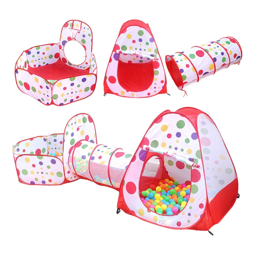 Pop-Up Ball Pit Tent - Indoor & Outdoor Playhouse