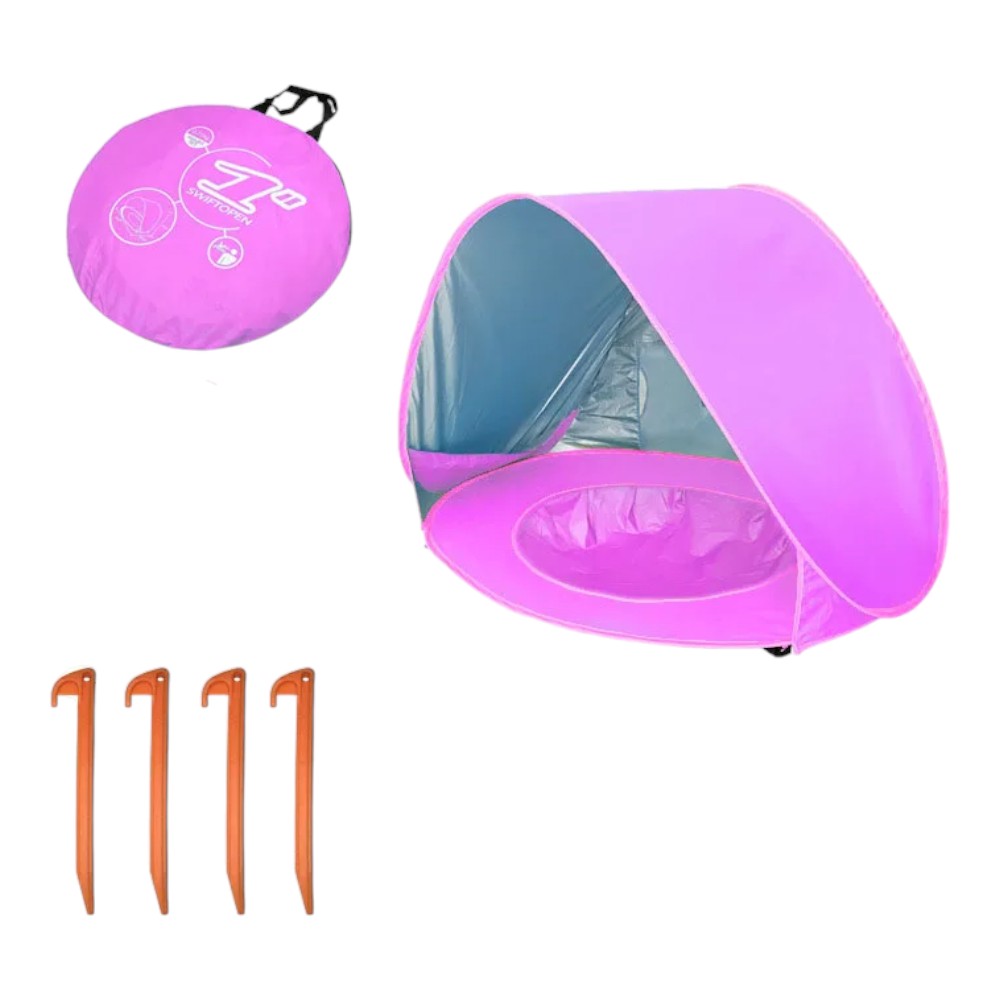 Baby Beach Tent with Mini Pool – Pop-Up Sun Shelter in 3 Colors