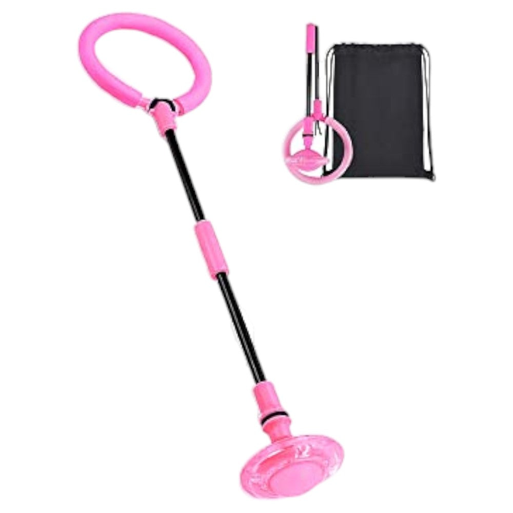 LED Ankle Skip Ball – Foldable Fitness Toy for Kids & Adults