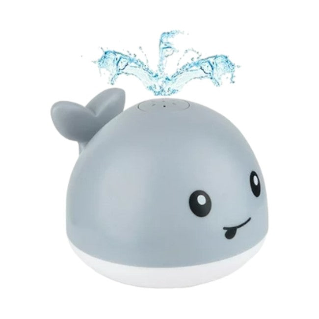Rechargeable Whale Bath Toy, Sprays Water and Glows in Tub