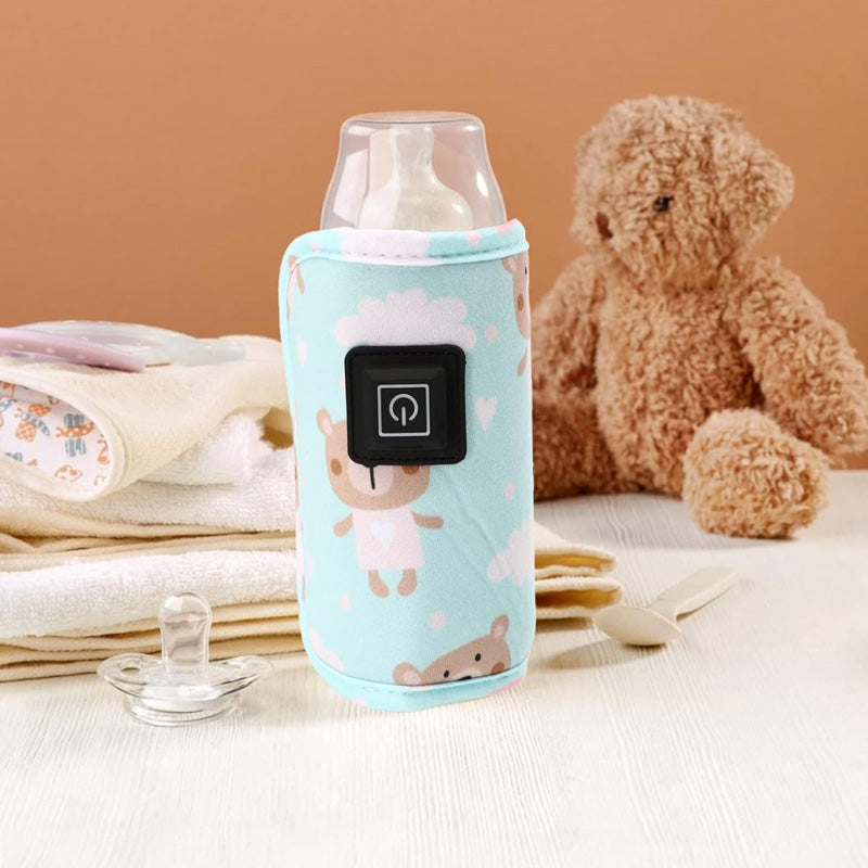 Baby Bottle Warmer Wrap – Portable USB Heating Cover for Baby Milk
