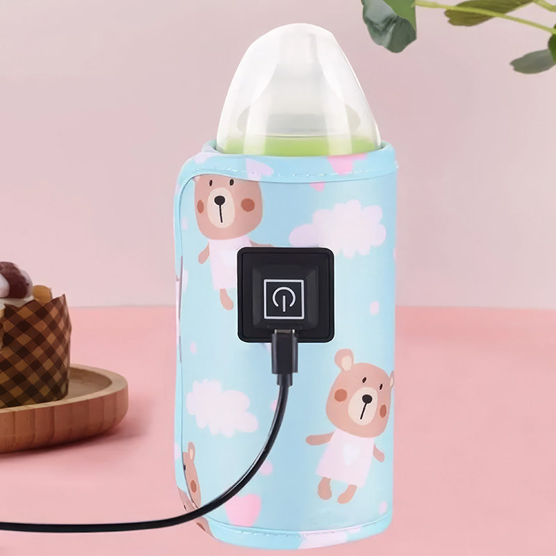 Baby Bottle Warmer Wrap – Portable USB Heating Cover for Baby Milk