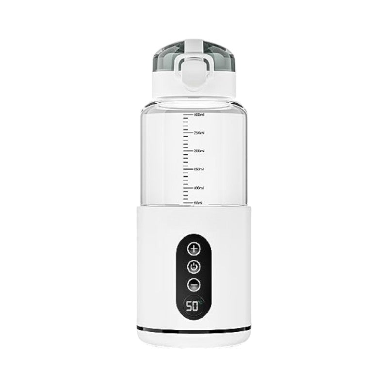 Wireless Baby Bottle Warmer, USB Rechargeable, Adjustable Temperature