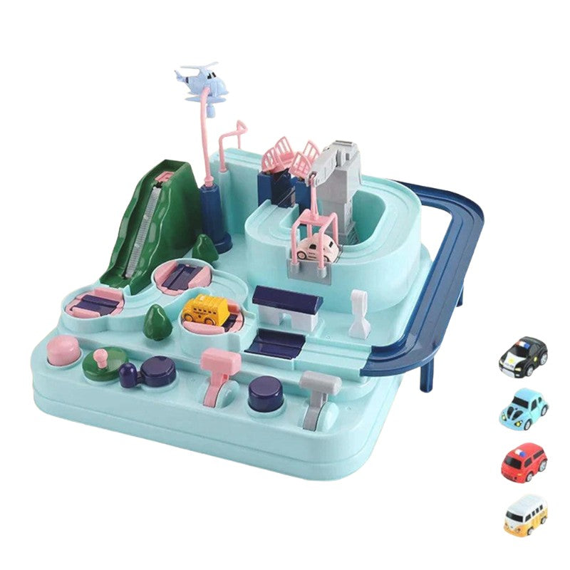 Large Race Track Car Adventure Toy Educational Playset