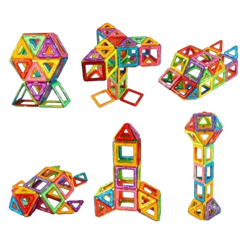 100-Piece Magnetic Building Set for Kids
