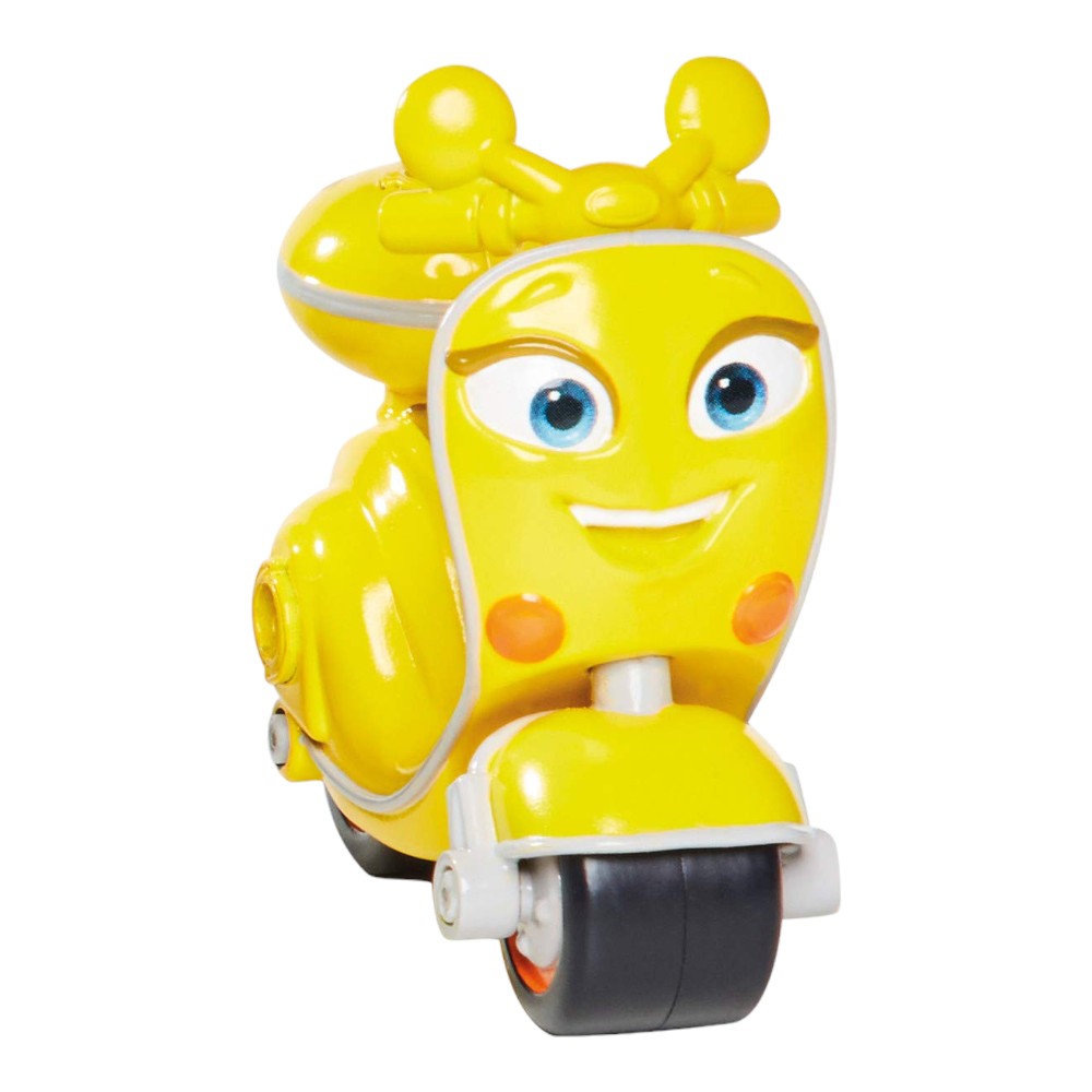 2 Pack Motorcycles Yellow & Blue Mini Figures Toy Vehicles for Kids 3+