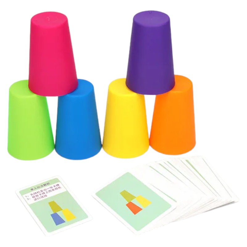 Montessori Cognitive Strategy Game - Logical Color Matching System