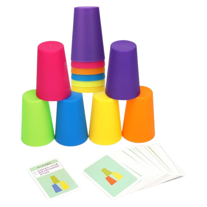 Montessori Cognitive Strategy Game - Logical Color Matching System