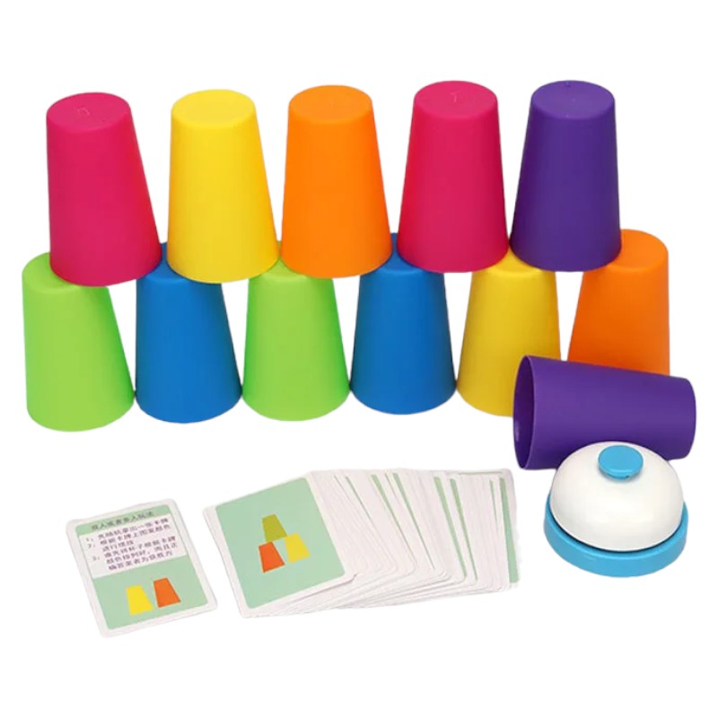 Montessori Cognitive Strategy Game - Logical Color Matching System
