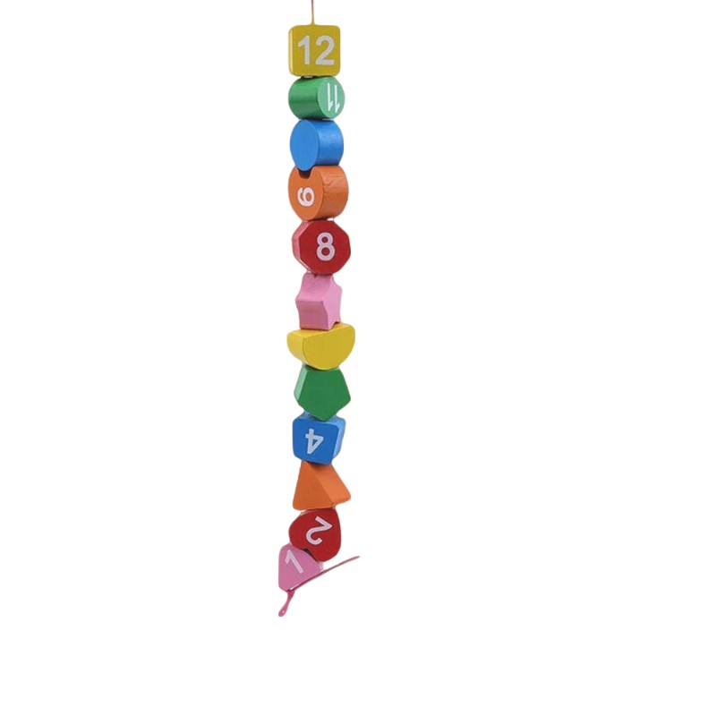 Colorful Wooden Clock for Easy Time Learning