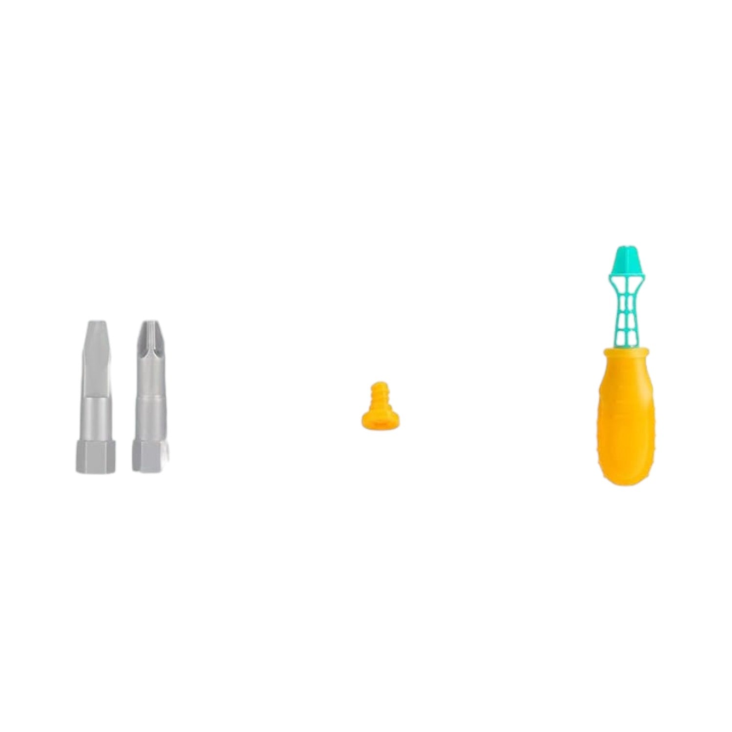 4-Pack Dinosaur Construction Toy Set with Screwdriver & Tools