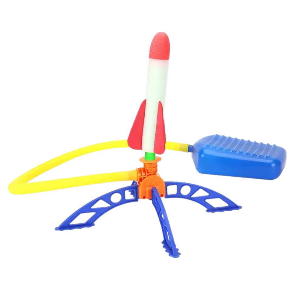 Air-Powered Rocket Launcher for Kids – Sturdy & Engaging STEM Toy