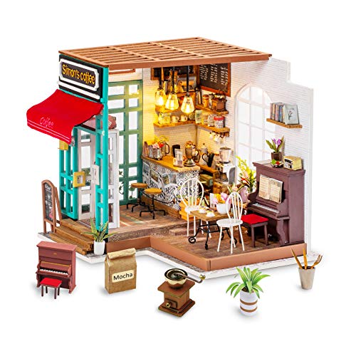 Miniature house Kit with Furniture DIY Gift for Adults and Kids