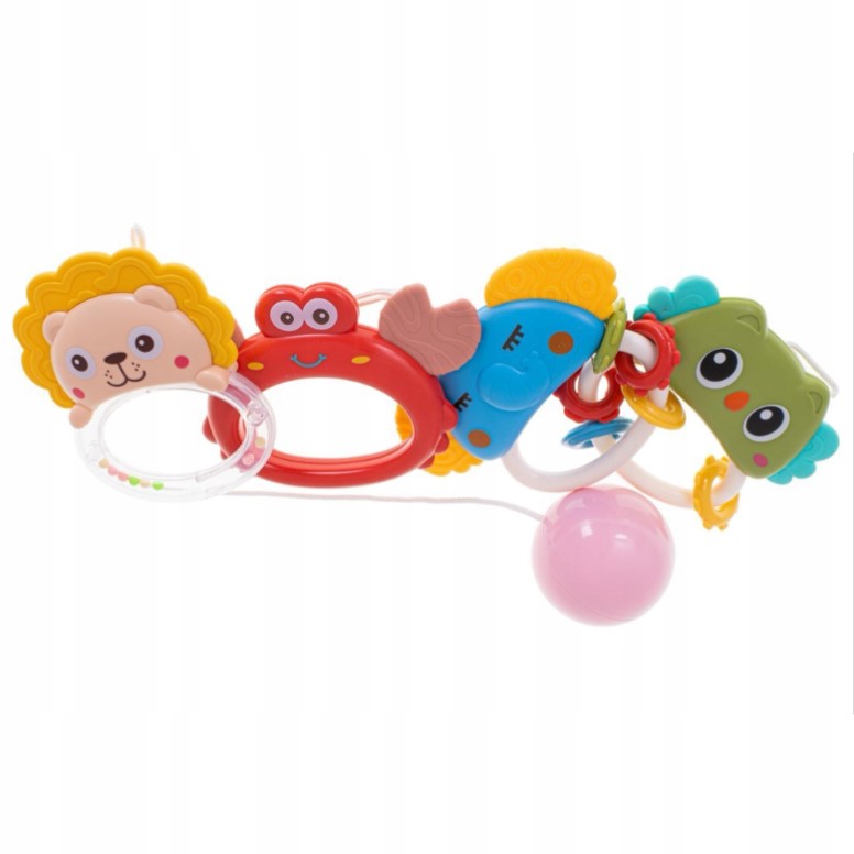 Baby Crib Mobile with 150 Songs, Projector, Night Light, Red