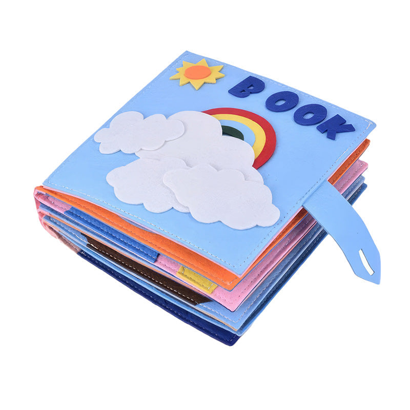 Quiet Book for Toddlers, 6 Pages, 12 Activity Boards