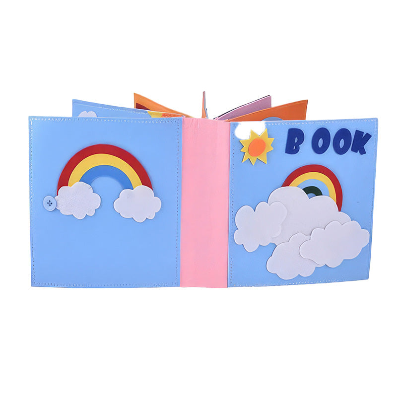 Quiet Book for Toddlers, 6 Pages, 12 Activity Boards