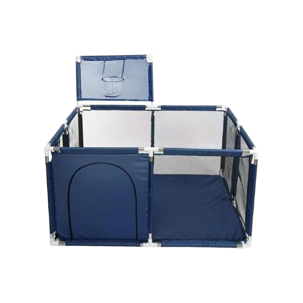 Large Baby Playpen 72x48in with Breathable Mesh and Barrier