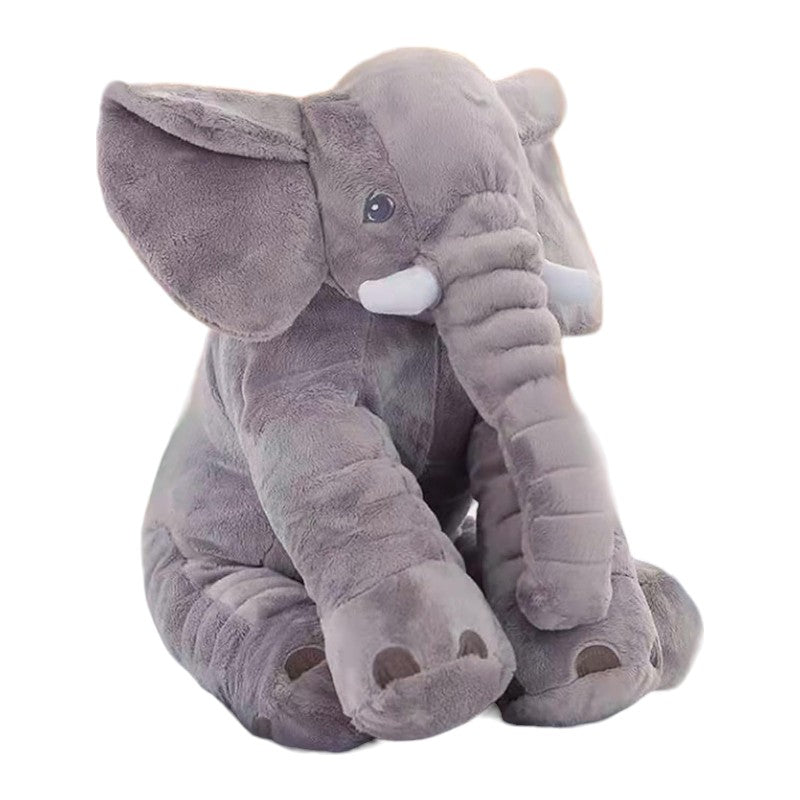 Elephant Plush Toy 23.6 inch Soft Cotton Pillow for Kids in 4 Colors