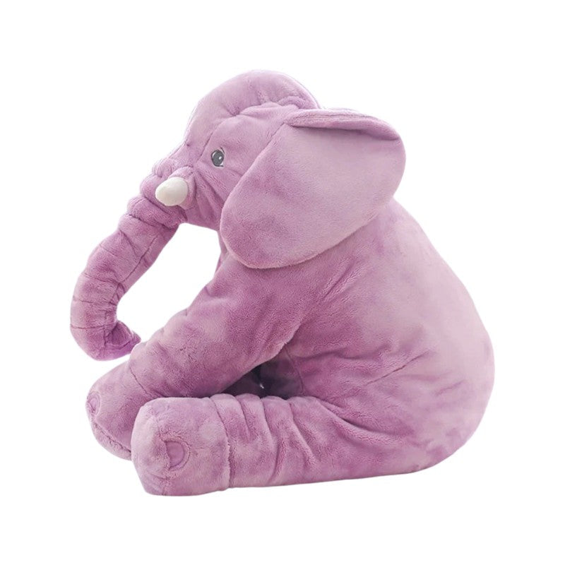 Elephant Plush Toy 23.6 inch Soft Cotton Pillow for Kids in 4 Colors