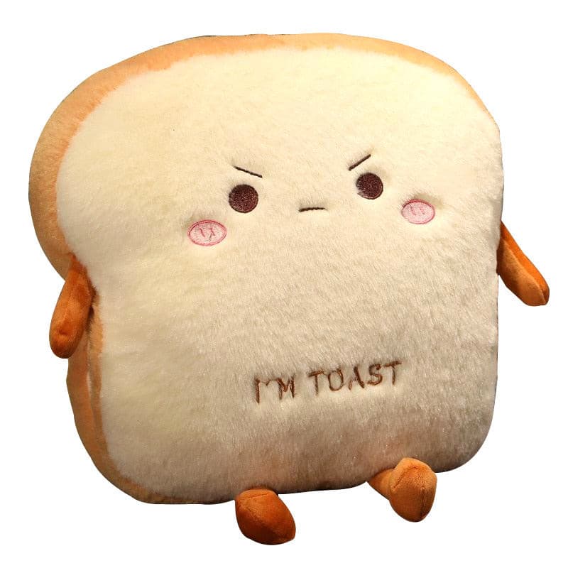 Plush Toast Pillow – Hand Warmer