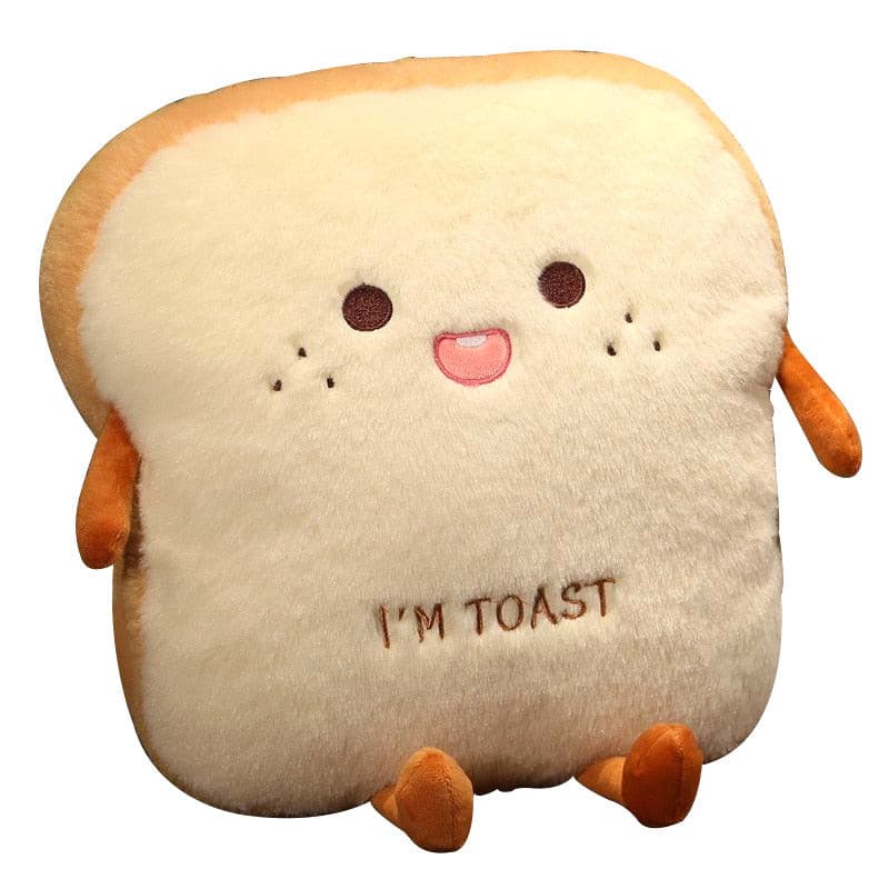Plush Toast Pillow – Hand Warmer