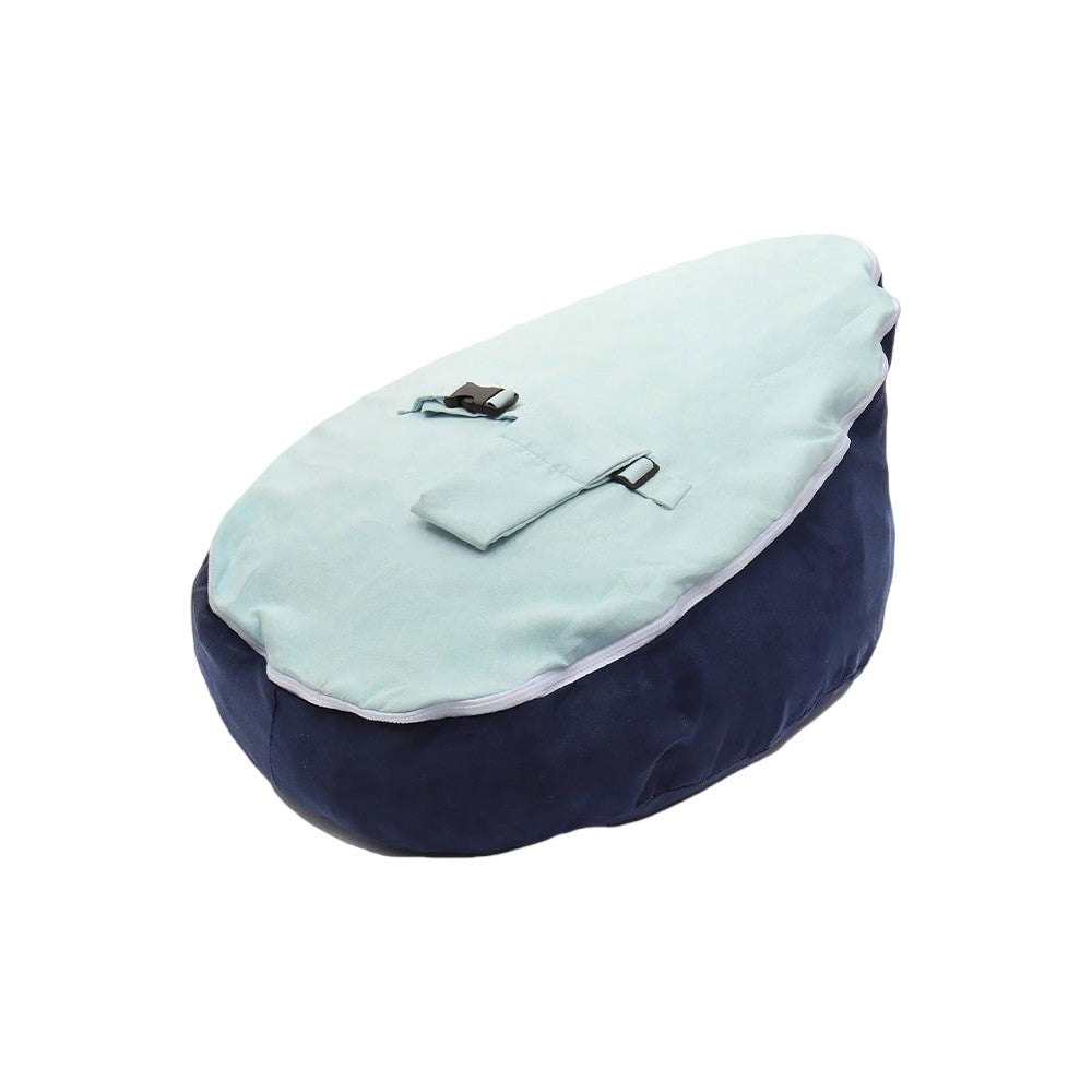 Baby Bean Bag Lounger with Adjustable Support Harness, Washable Cover