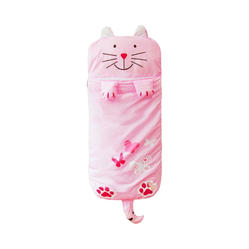 Children’s Cotton Animal Sleeping Bag, 55 inches, 4 Designs