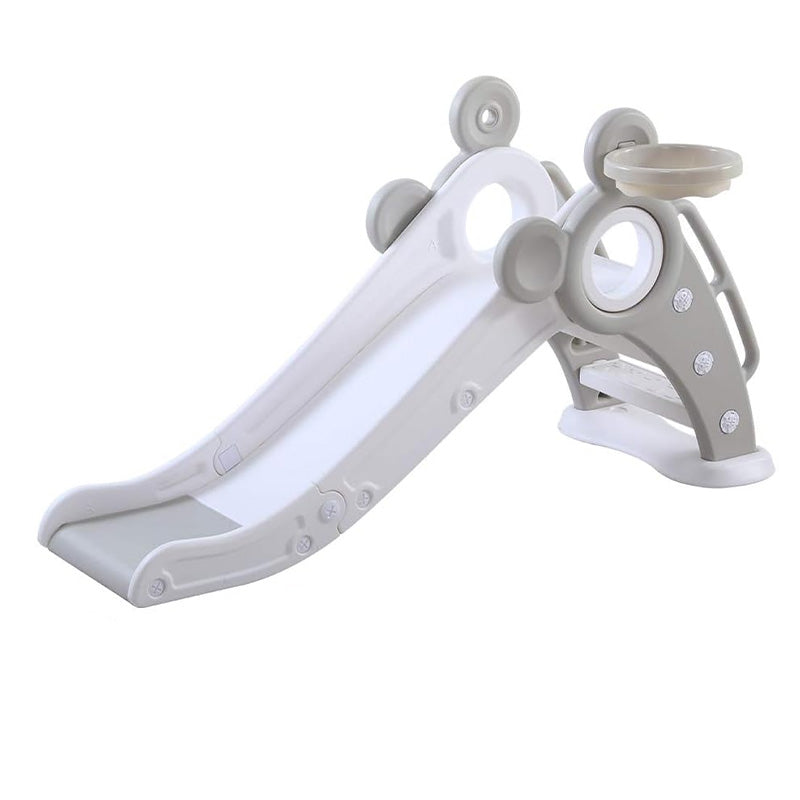 Children’s Slide with Basketball Hoop, Indoor & Outdoor Playset 45x26x49in