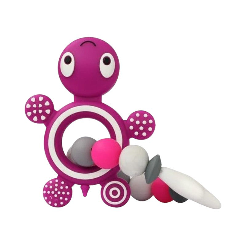 Silicone Turtle Teething Toy – BPA-Free, Textured & Easy to Hold