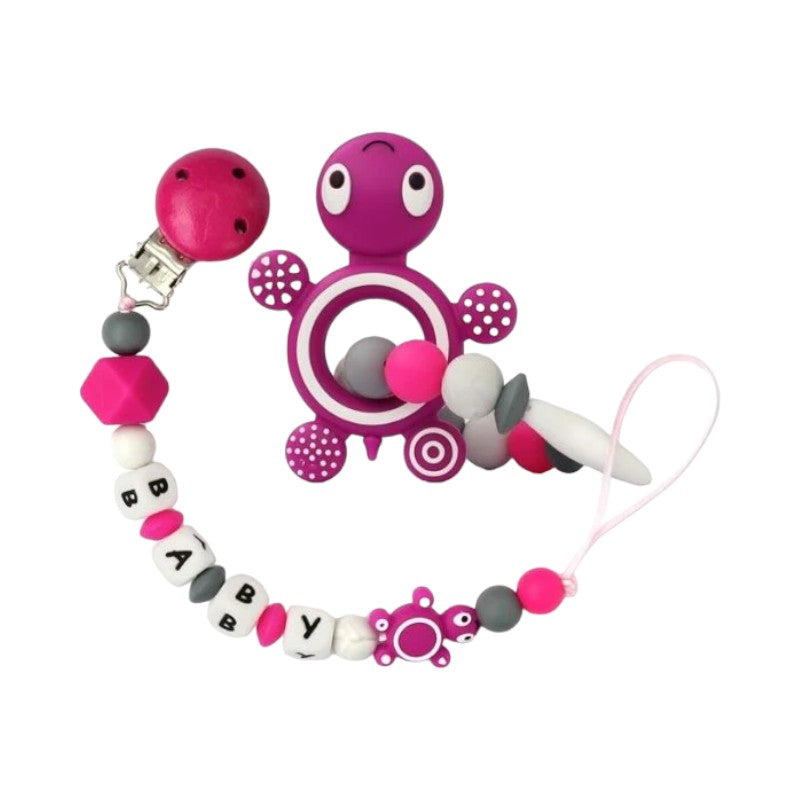 Silicone Turtle Teething Toy – BPA-Free, Textured & Easy to Hold